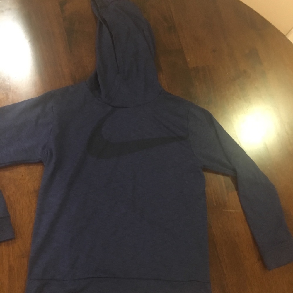 Boys long sleeve hooded Nike shirt
